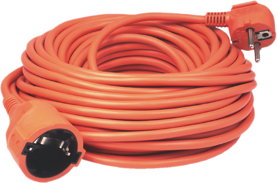 HOME NV 2-10/OR/1,5 10m hosszabbító, 3x1,5 mm2, narancs