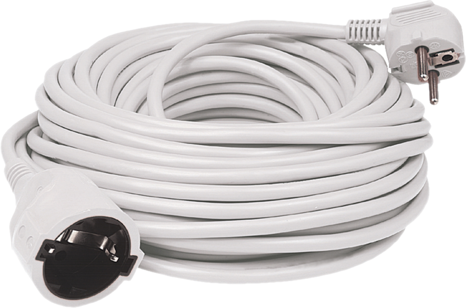 HOME NV 2-20/WH/1,5 20m hosszabbító, 3x1,5 mm2, fehér