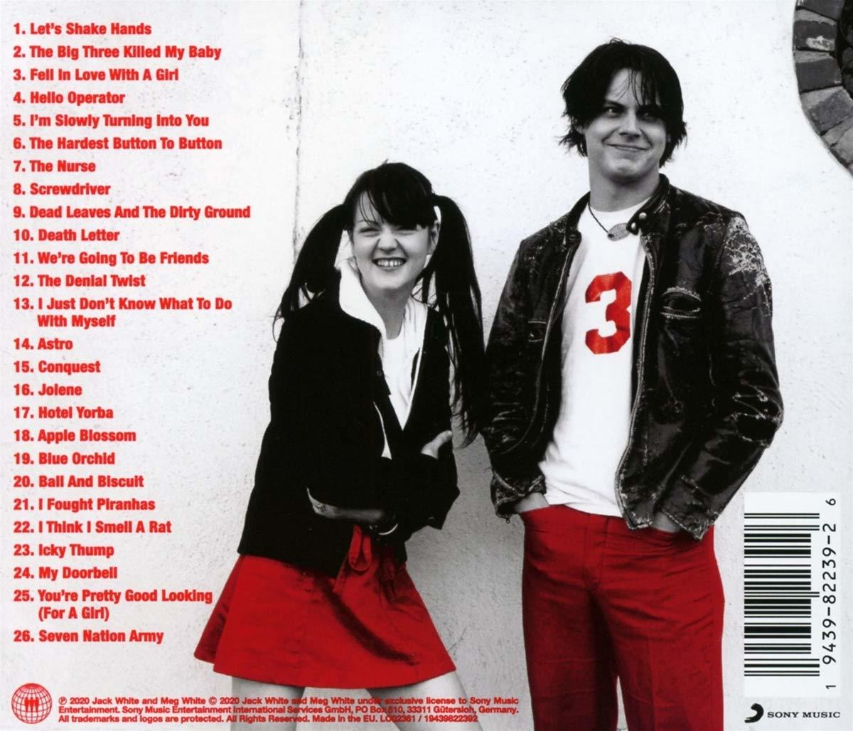 Zwei Personen in Rot und Schwarz, Albumcover.