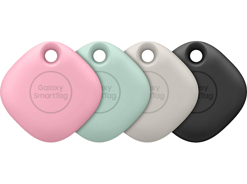 SAMSUNG Galaxy SmartTag 4 Pack Bluetooth-Tracker Schwarz/Beige/Mint/Pink