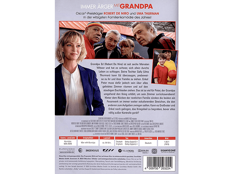 Immer Ärger mit Grandpa DVD