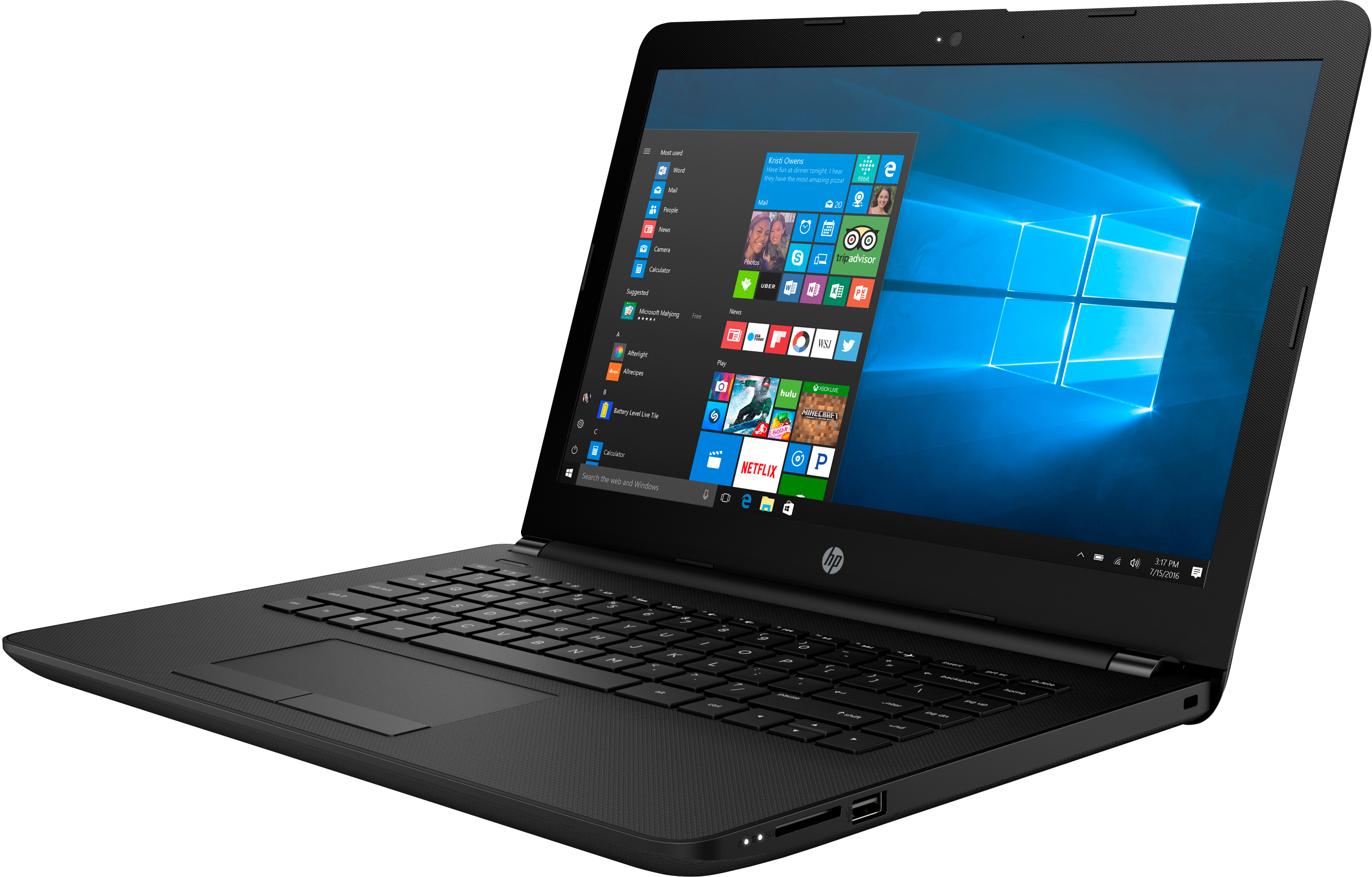 HP Notebook 14-bs087ng (3FW96EA#ABD) - (Ausstellungsstück) Notebook, 14 Zoll, Intel® Core™ i3-6006U Prozessor
(3MB Cache, 2 GHz), 8 GB, 128 GB SSD