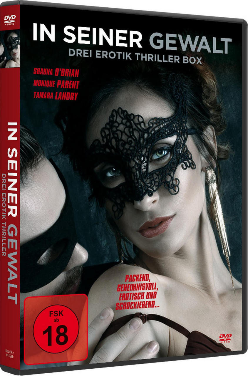 DVD-Cover mit Text und maskierter Frau.