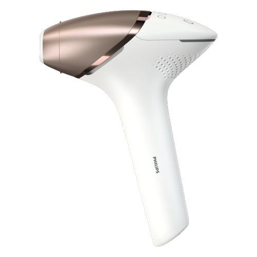 PHILIPS Lumea Series 9000 IPL BRI955/00 Haarentfernungsgerät, 3 Aufsätze, weiß/rosa IPL-Haarentfernungsgerät (Weiß, mit , Netzbetrieb)