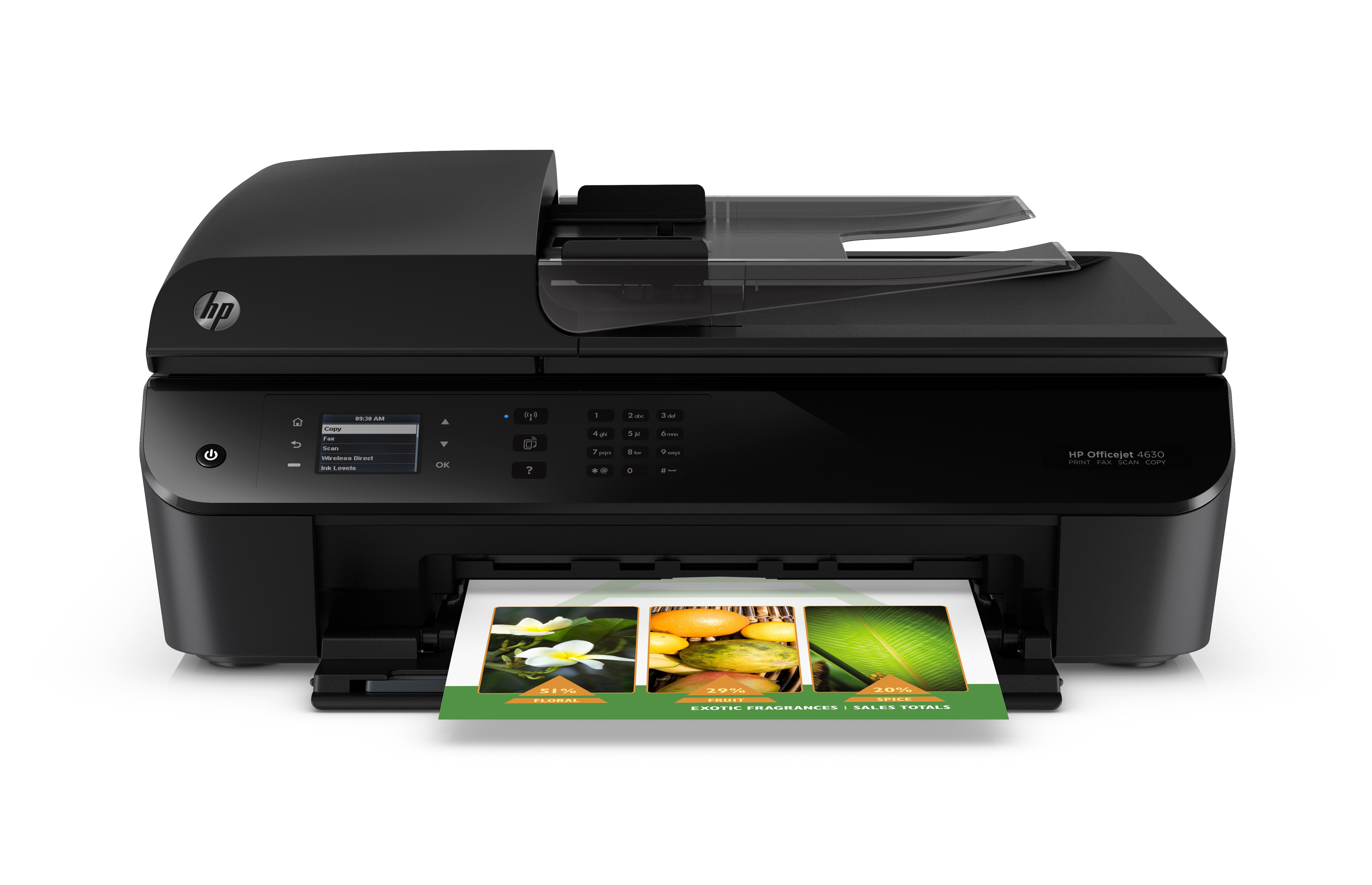 Impresora Multifunción- HP Officejet 4630 WiFi, USB e impresión móvil