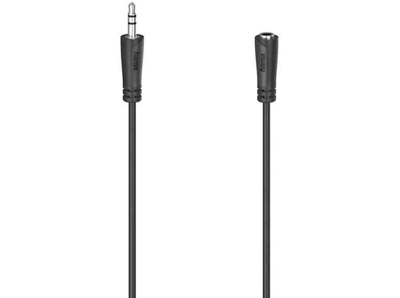Cable audio Hama 00205120, 3 m, De Jack 3.5 mm in a Jack 3.5 mm out