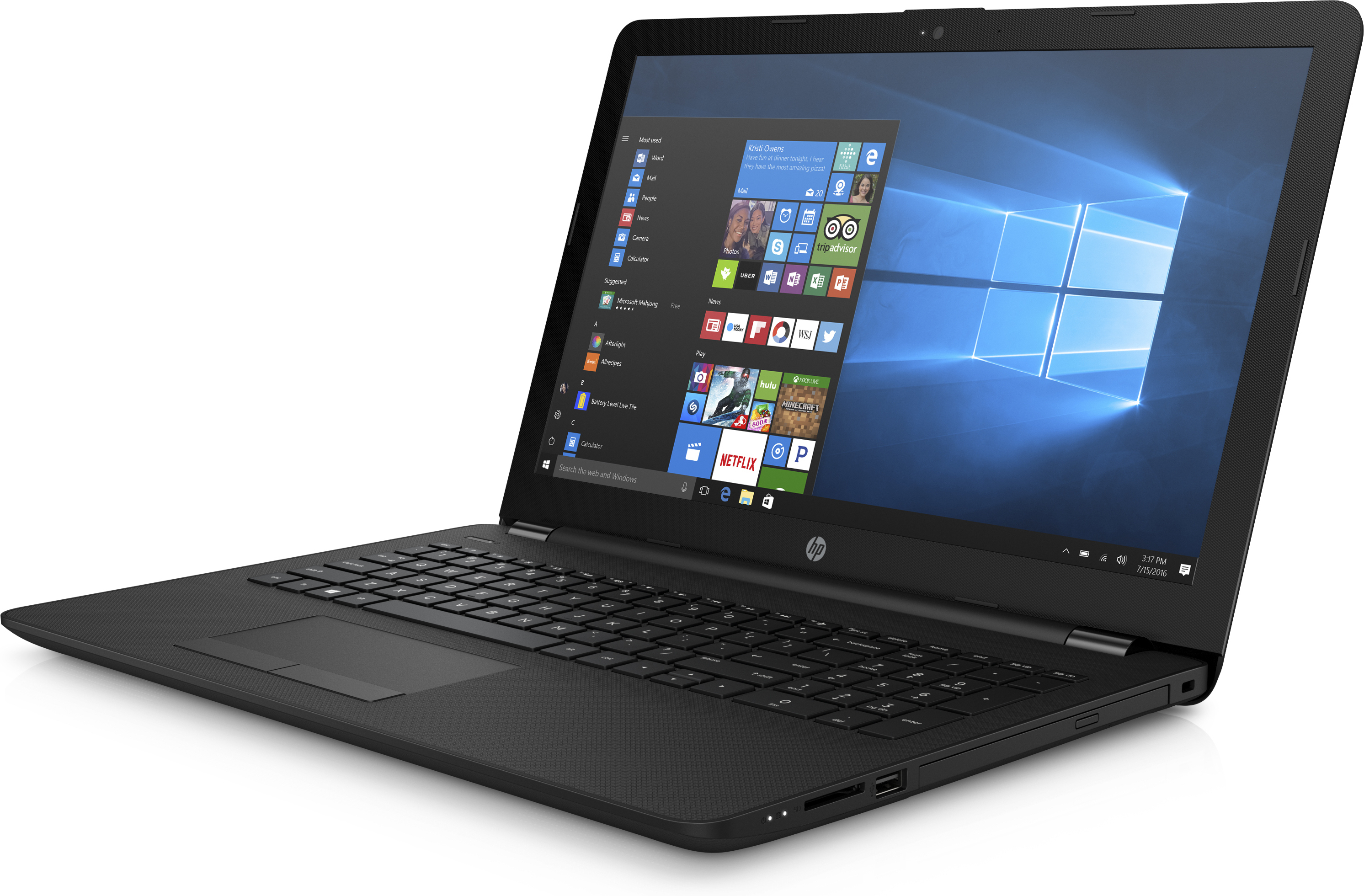 HP 15-bs571ng - 15,6 Zoll - Intel® Pentium® N3710 - 4 GB - 1 TB - Intel® HD 405 - Windows 10 Home (64 Bit)