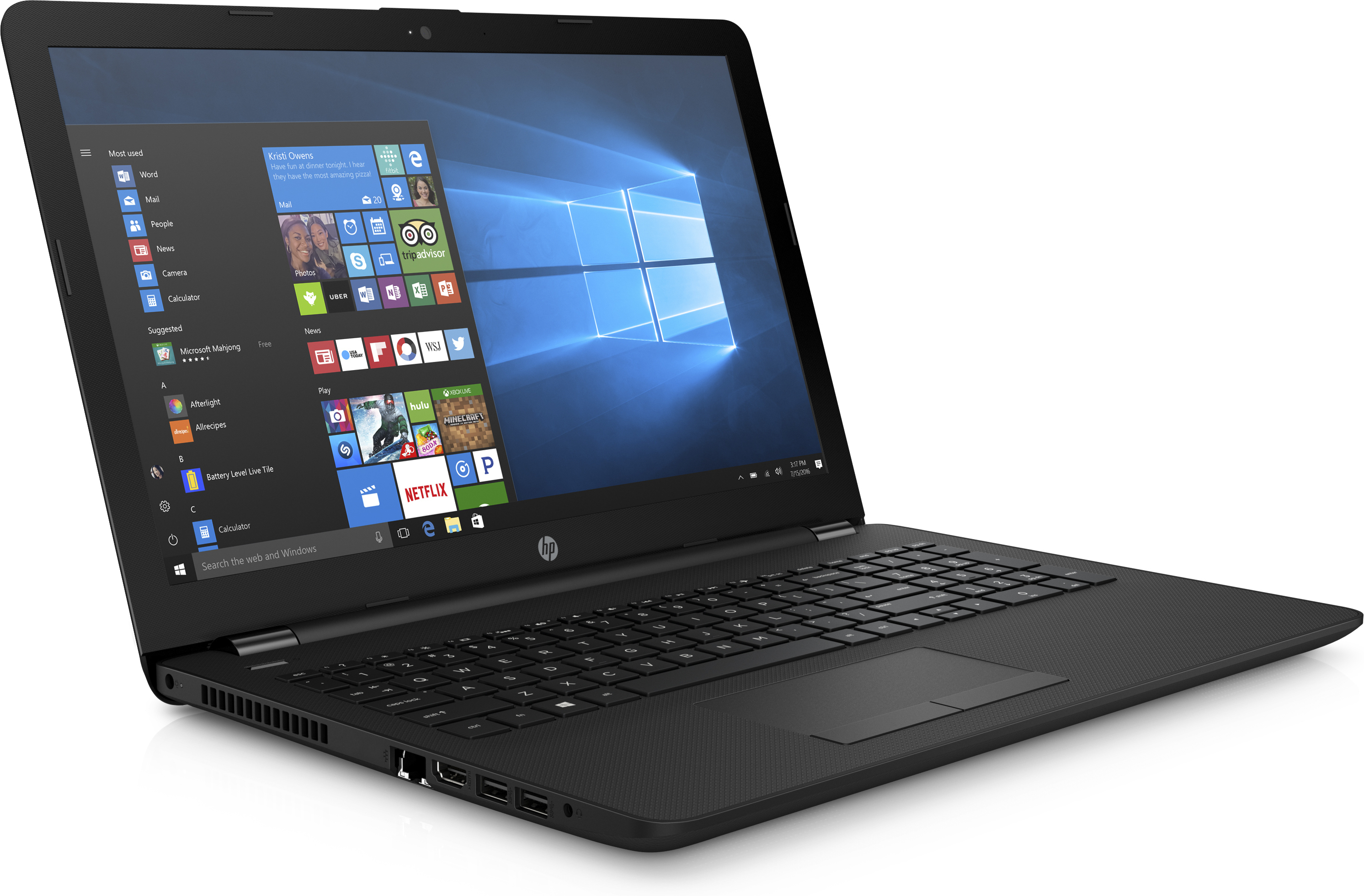 HP 15-bs571ng - 15,6 Zoll - Intel® Pentium® N3710 - 4 GB - 1 TB - Intel® HD 405 - Windows 10 Home (64 Bit)