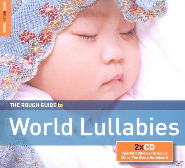 Egy csecsemő arca a CD-tok borítóján. Szöveg: 'World Lullabies'.