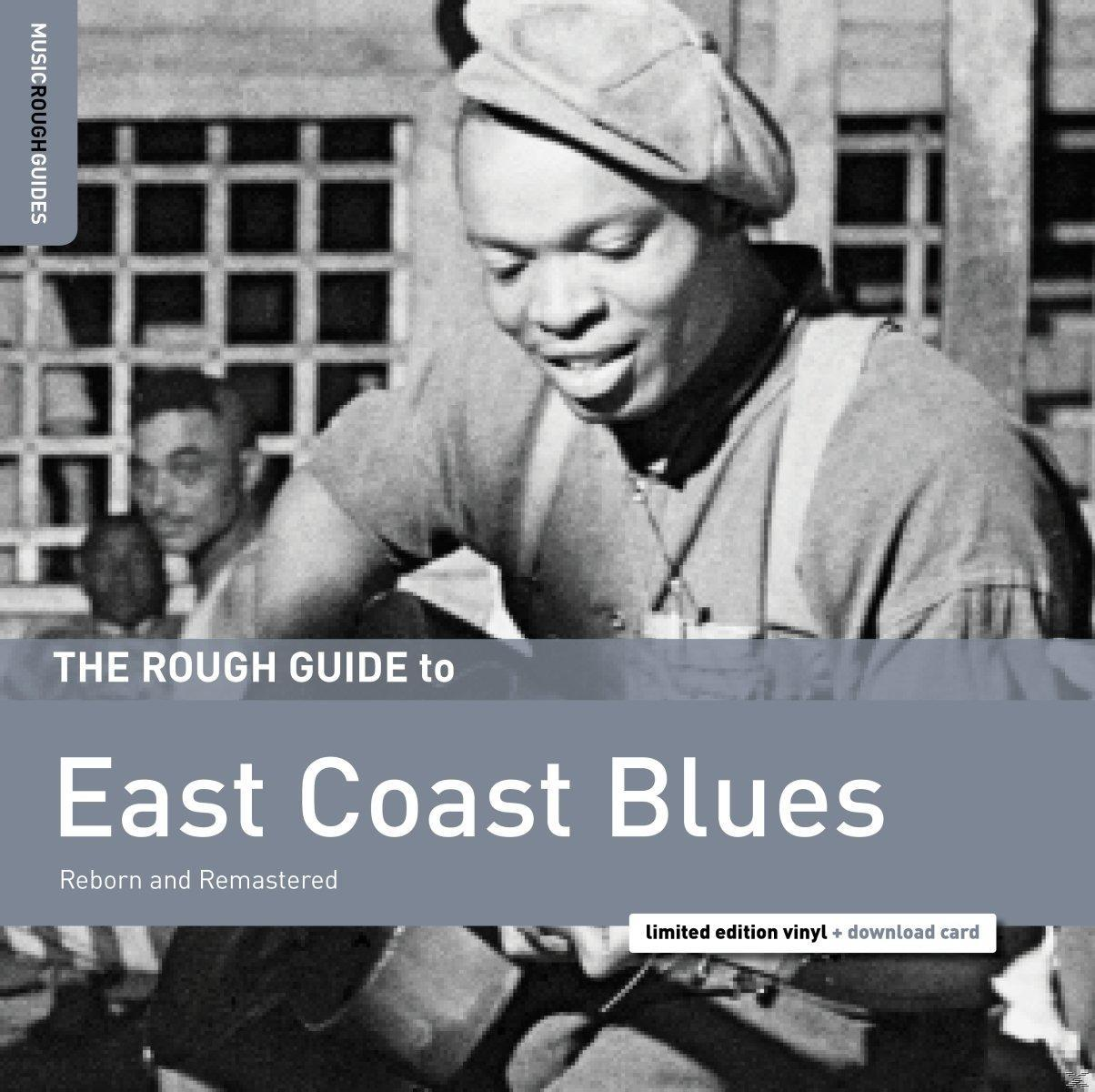 Album borító egy férfival, aki hangszeren játszik, a címe 'East Coast Blues'.