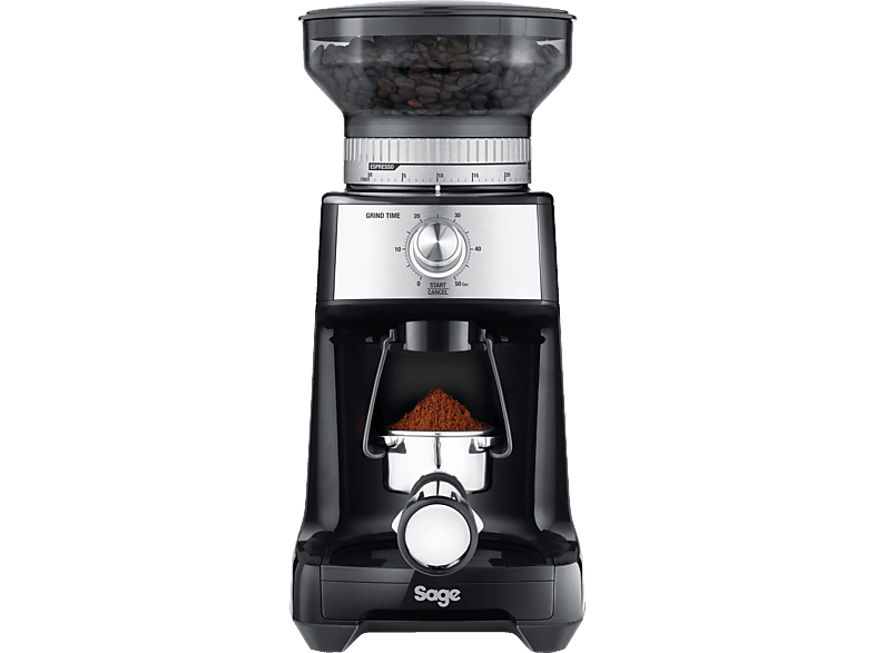 Sage SCG600BTR2EEU1 The Dose Control™ Pro Kaffeemühle (Black Truffle/Matt-Schwarz, 130 Watt, Kegelmahlwerk)