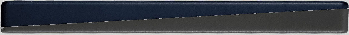 Dark blue and gray rectangle with a diagonal white line.