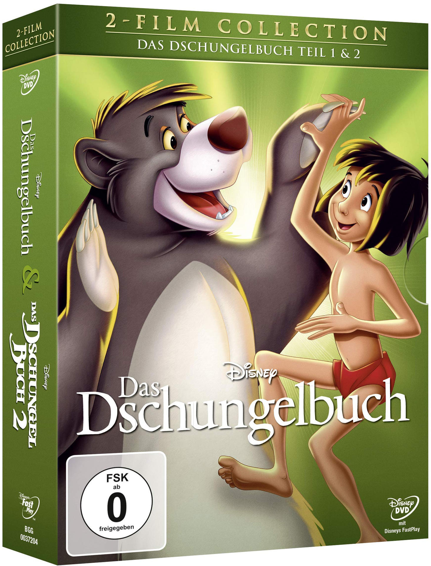 Ein DVD-Box-Set mit dem Film „Das Dschungelbuch“.