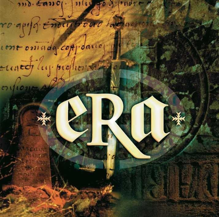 Albumcover mit mittelalterlichem Thema, mit einem Schwert und dem Wort 'ERA' in einem Kreis.
