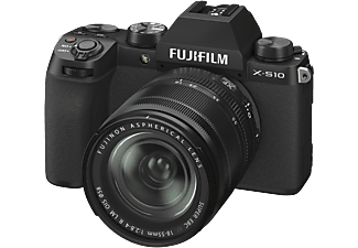 FUJIFILM X-S10/XF18-55 fényképezőgép Kit, fekete