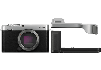 FUJIFILM X-E4/ACC fényképezőgép Kit, ezüst