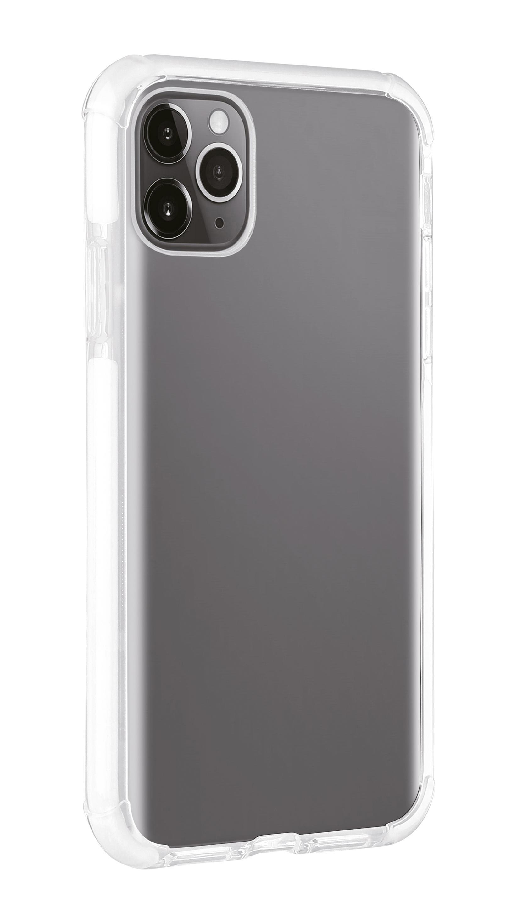 VIVANCO Rock Solid, Backcover, 11 iPhone, Pro, Transparent/Weiß
