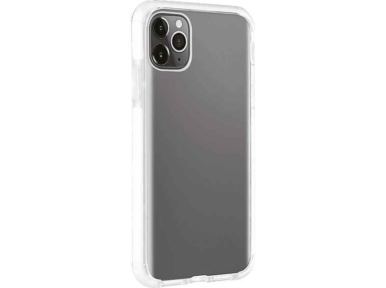 VIVANCO Rock Solid, Backcover, iPhone, 11 Pro, Transparent/Weiß