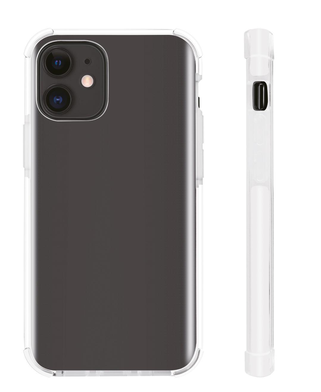 VIVANCO Rock Solid, Transparent/Weiß iPhone, Backcover, Mini, 12