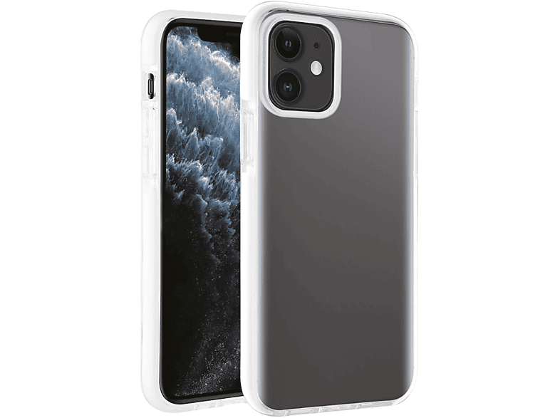 Thumbnail - VIVANCO Rock Solid, Backcover, Apple, iPhone 12, 12 Pro, Transparent/Weiß