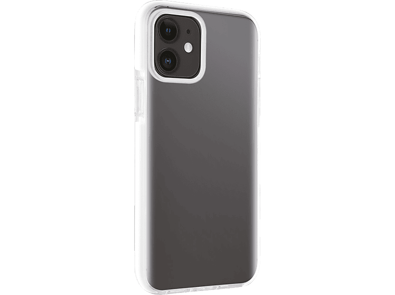 VIVANCO Rock Solid, Backcover, Apple, iPhone 12, iPhone 12 Pro, Transparent/Weiß Thermoplastisches Polyurethan, Thermoplastische Elastomere (Randbereich)