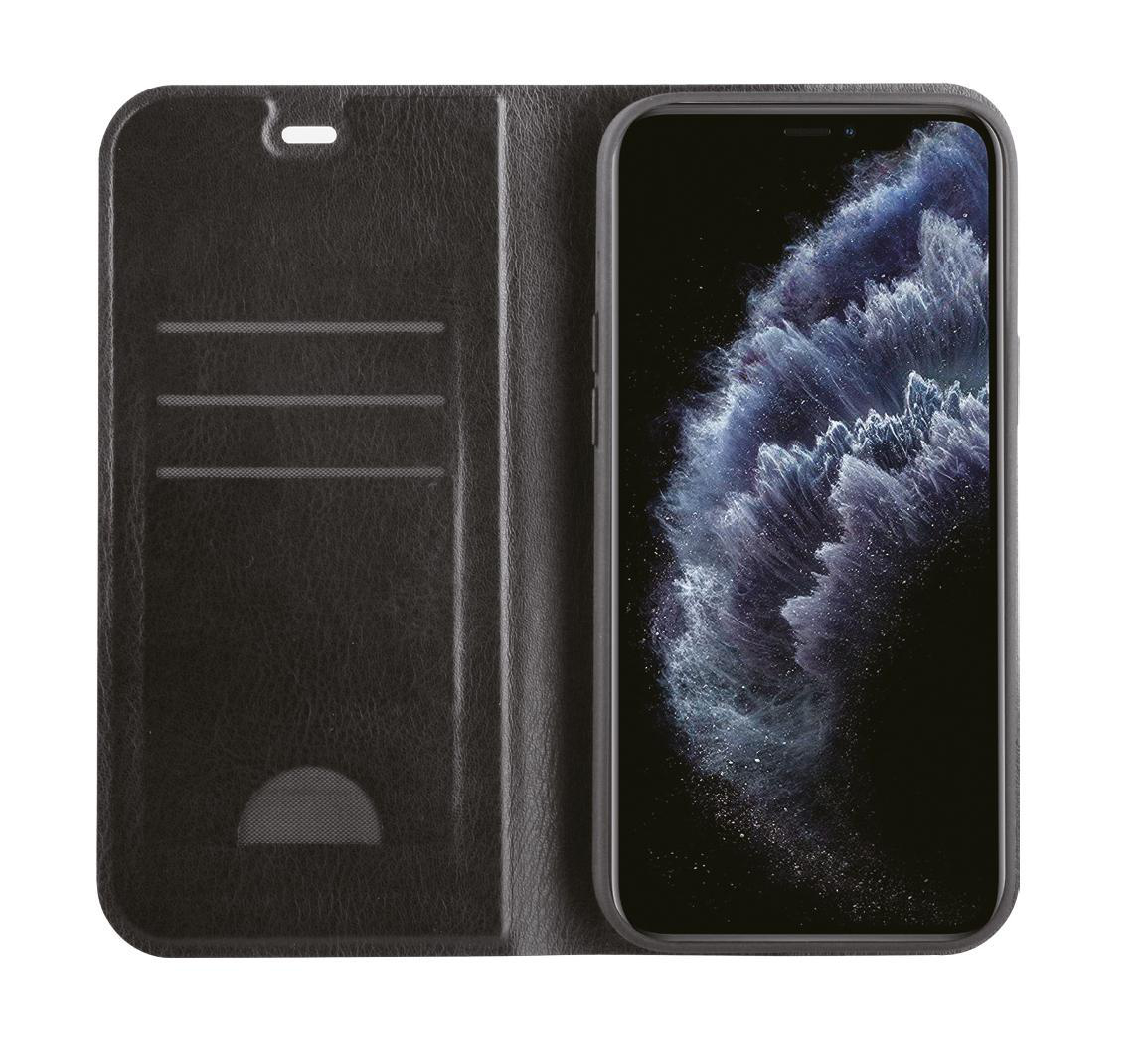 VIVANCO Premium Wallet, 12 12, Bookcover, iPhone Apple, iPhone Schwarz Pro