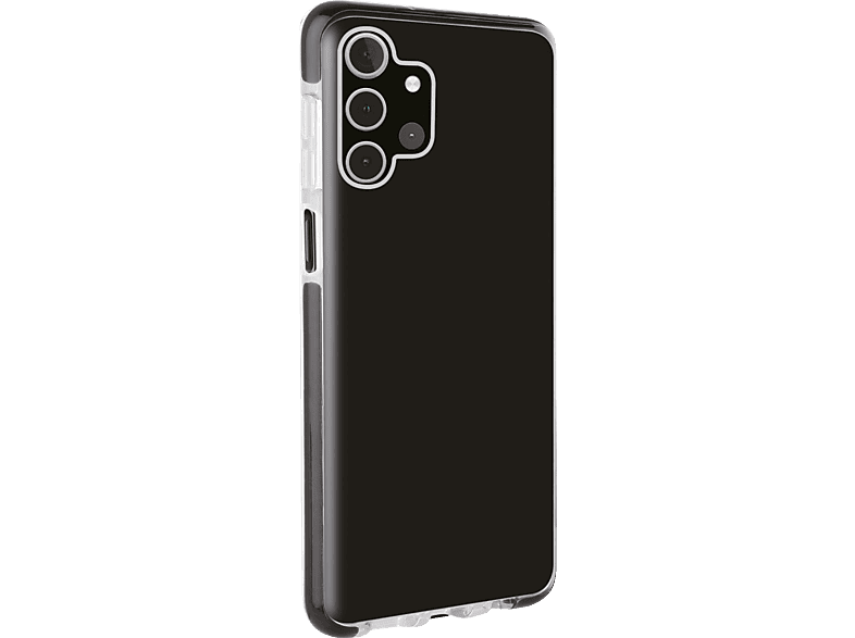 VIVANCO Rock Backcover, Transparent/Schwarz A32 Galaxy Solid, Samsung, 5G