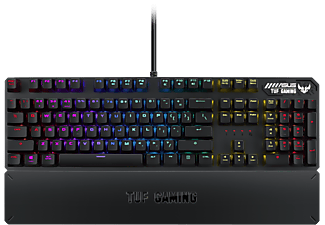 ASUS TUF Gaming K3 mechanikus billentyűzet, RGB, HU, piros kapcsoló