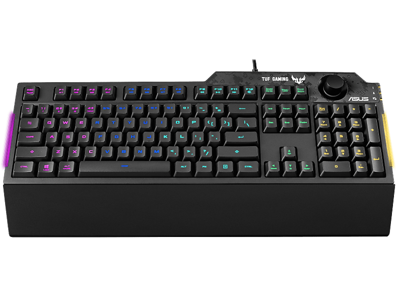 ASUS TUF Gaming K1 billentyűzet, RGB világítás, Magyar kiosztás