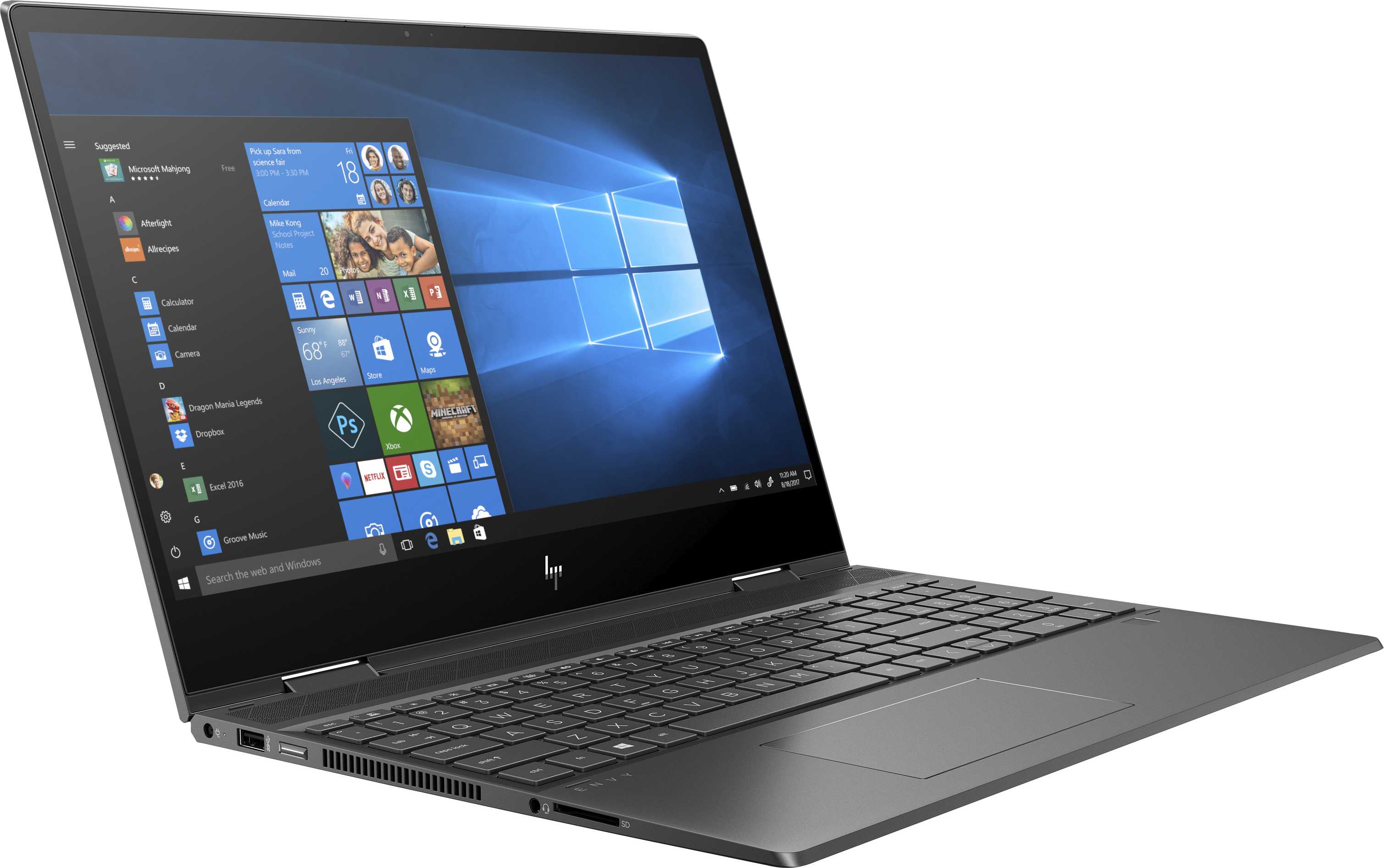 HP ENVY x360 15-ds0844nz - Convertible 2 in 1 Laptop (15.6 ", 512 GB SSD, Nightfall Black)