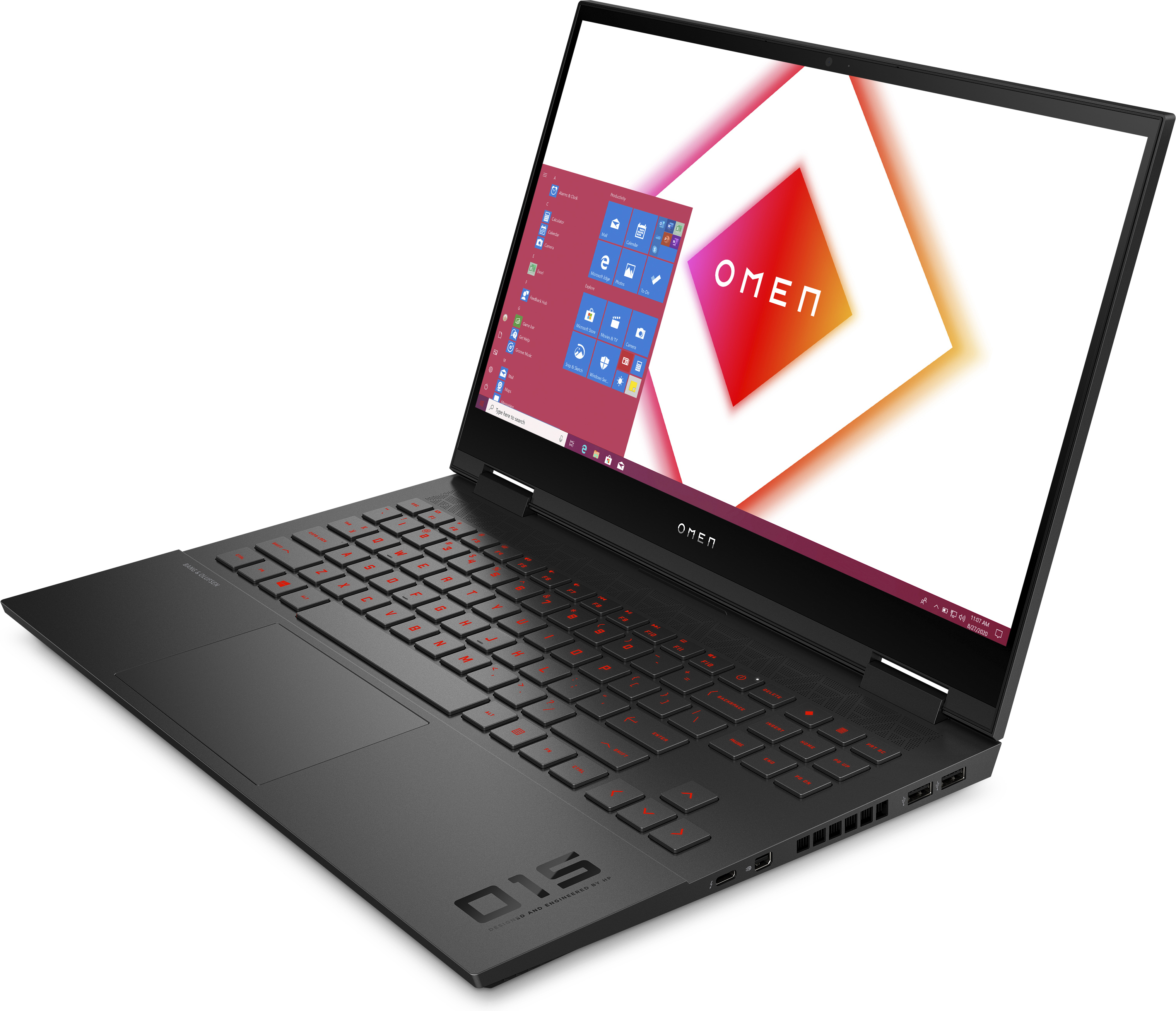 HP OMEN 15-ek1378ng - 15,6 Zoll - Intel® Core™ i7 i7-10870H - 16 GB - 1 TB - NVIDIA GeForce RTX™ 3070 - Windows 10 Home (64 Bit)