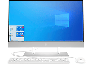 HP 27-dp1301n, All-in-One-PC mit 27 Zoll Display, Intel® Core™ i5 Prozessor, 8 GB RAM, 512 GB SSD, Intel Iris Xe Graphics, Silber