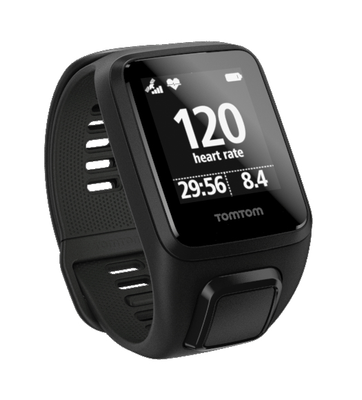 TOMTOM Spark 3 Cardio (Large), Fitness Tracker, L (143-206 mm), Schwarz