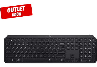 LOGITECH MX Keys Kablosuz Q Klavye Siyah Outlet 1212619