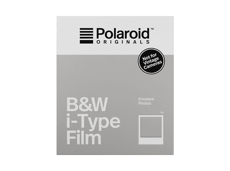 POLAROID B&W i-Type - Sofortbildfilm (Grau)