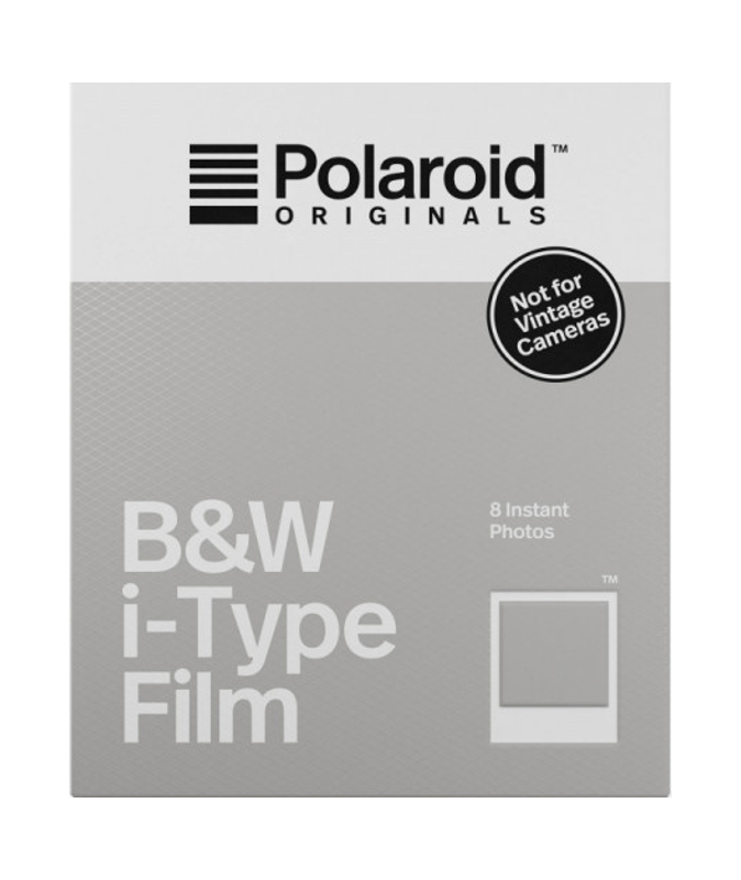 POLAROID B&W i-Type - Sofortbildfilm (Grau)
