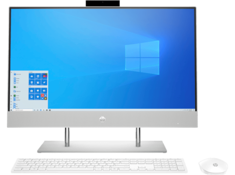 hp intel core i7 8gb 512gb ssd 24 win10 home fhd ekran all in one bilgisayar beyaz