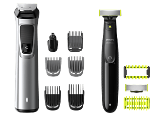 PHILIPS MG9710/90 - Bodygroomer + Rasoio (Argento/Nero)