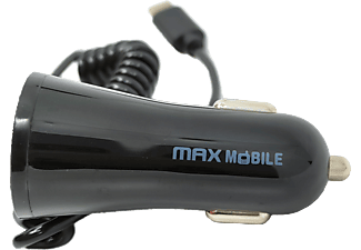 MAX MOBILE Autós Töltő 2xUSB, CC-D016 3,4 A + USB-C Kábel (3858891940298)