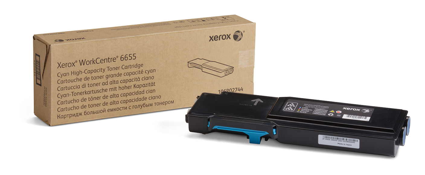 Tóner - Xerox, 106R02744HIGH CAP CYAN CARTRIDGE 7