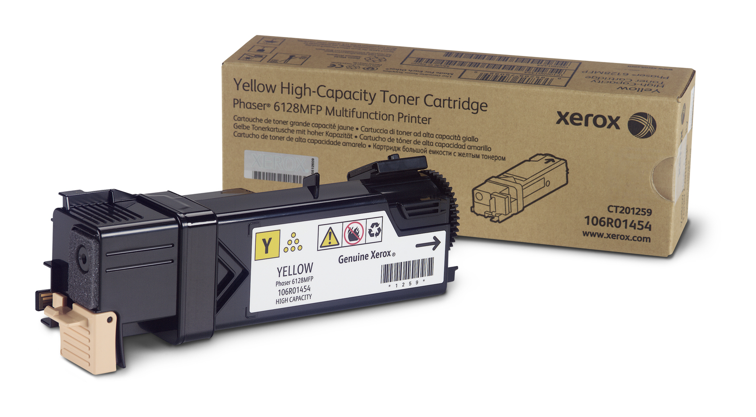 Tóner - Xerox, YELLOW 2500SHEET FOR PHASER 6
