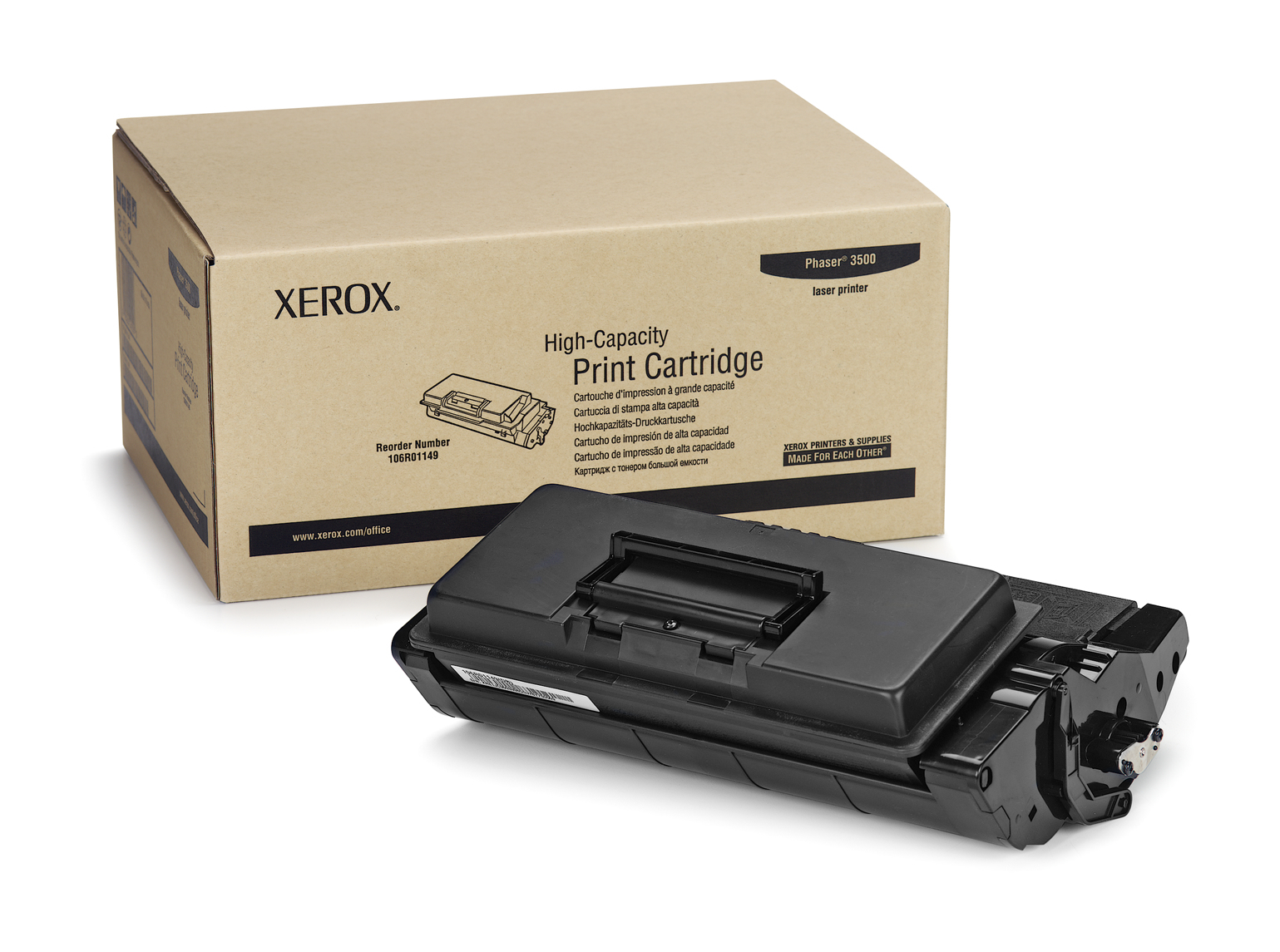 Tóner - Xerox, 12000SH F PHASER 3500, Negro