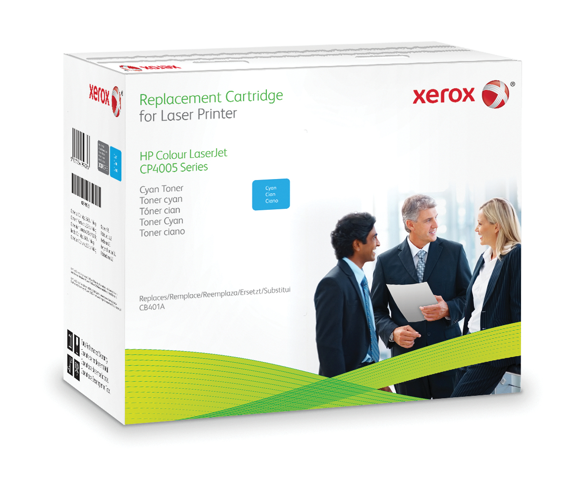 Xerox Cartucho de tóner cian. Equivalente a HP CB401A