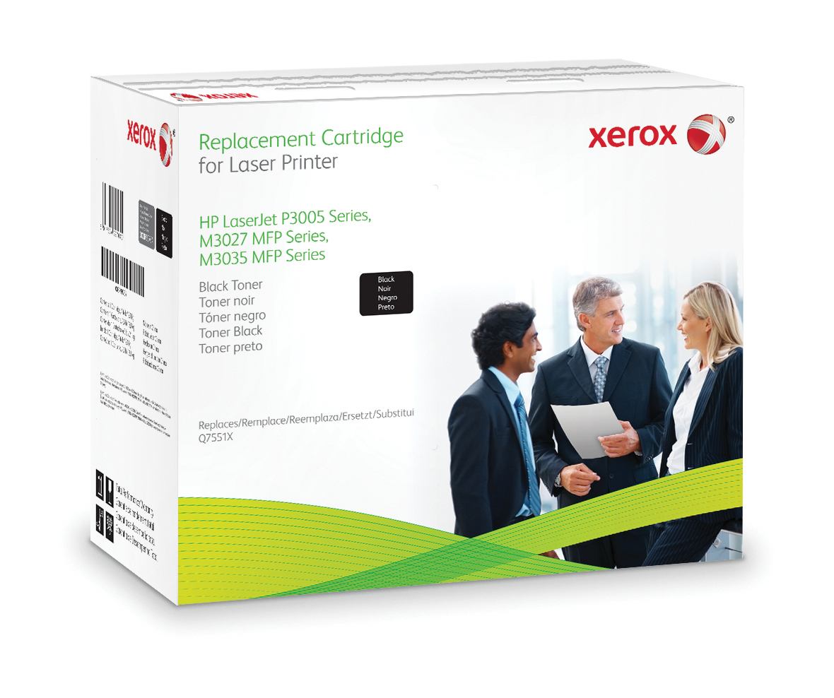 Xerox Cartucho de tóner negro. Equivalente a HP Q7551X