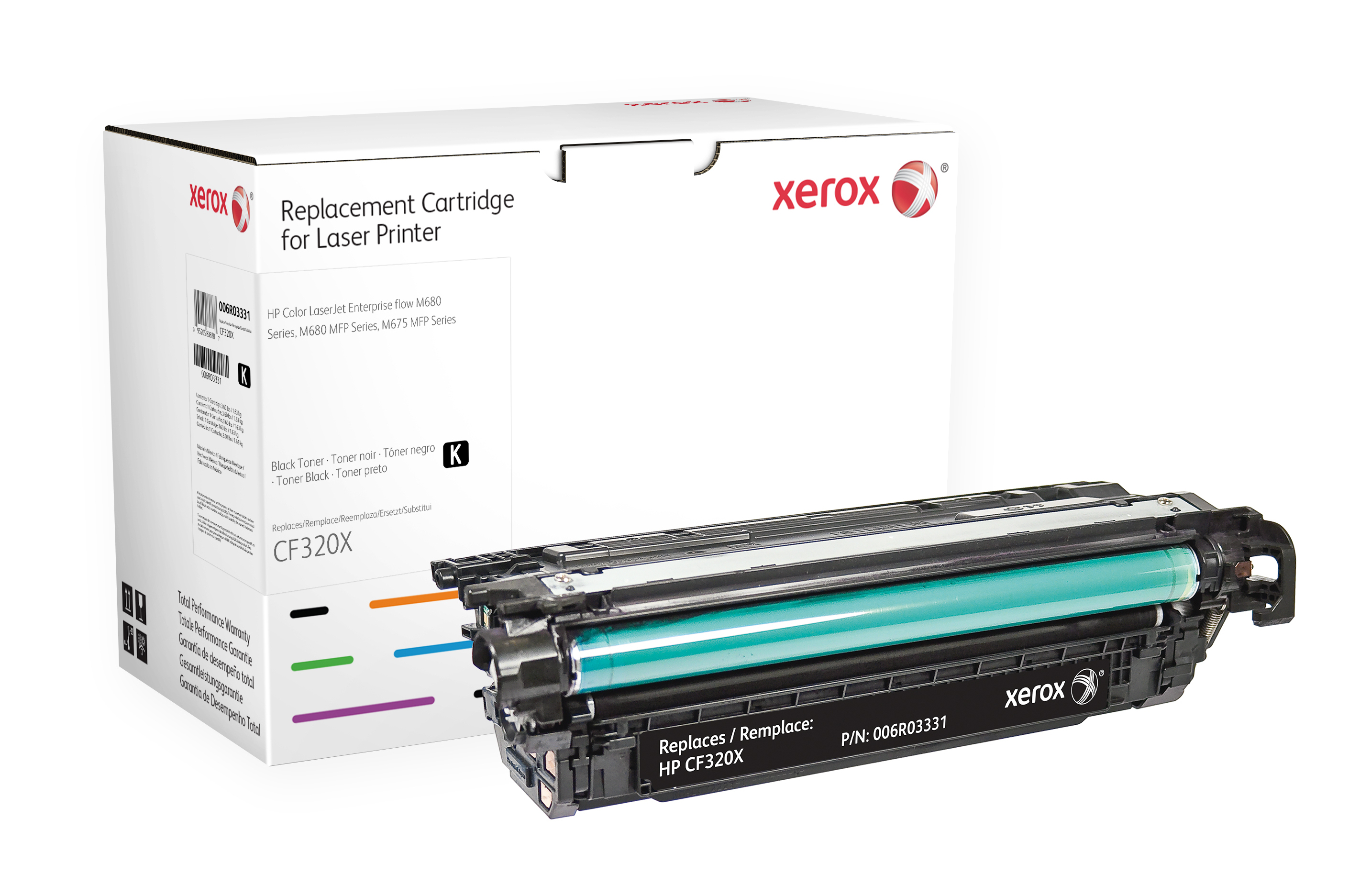 Tóner y cartucho láser - Xerox 006R03331, 21400 páginas, negro