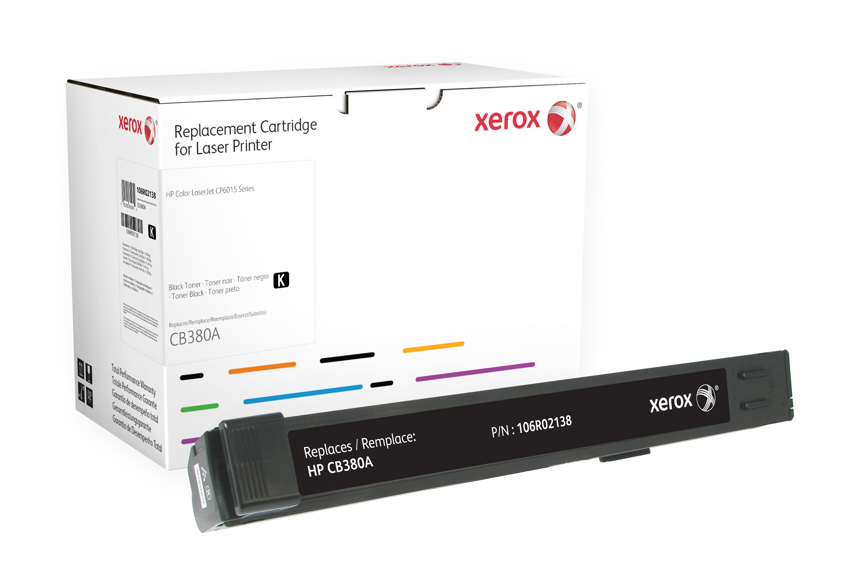 Tóner - Xerox, 106R02138CP6015 Negro