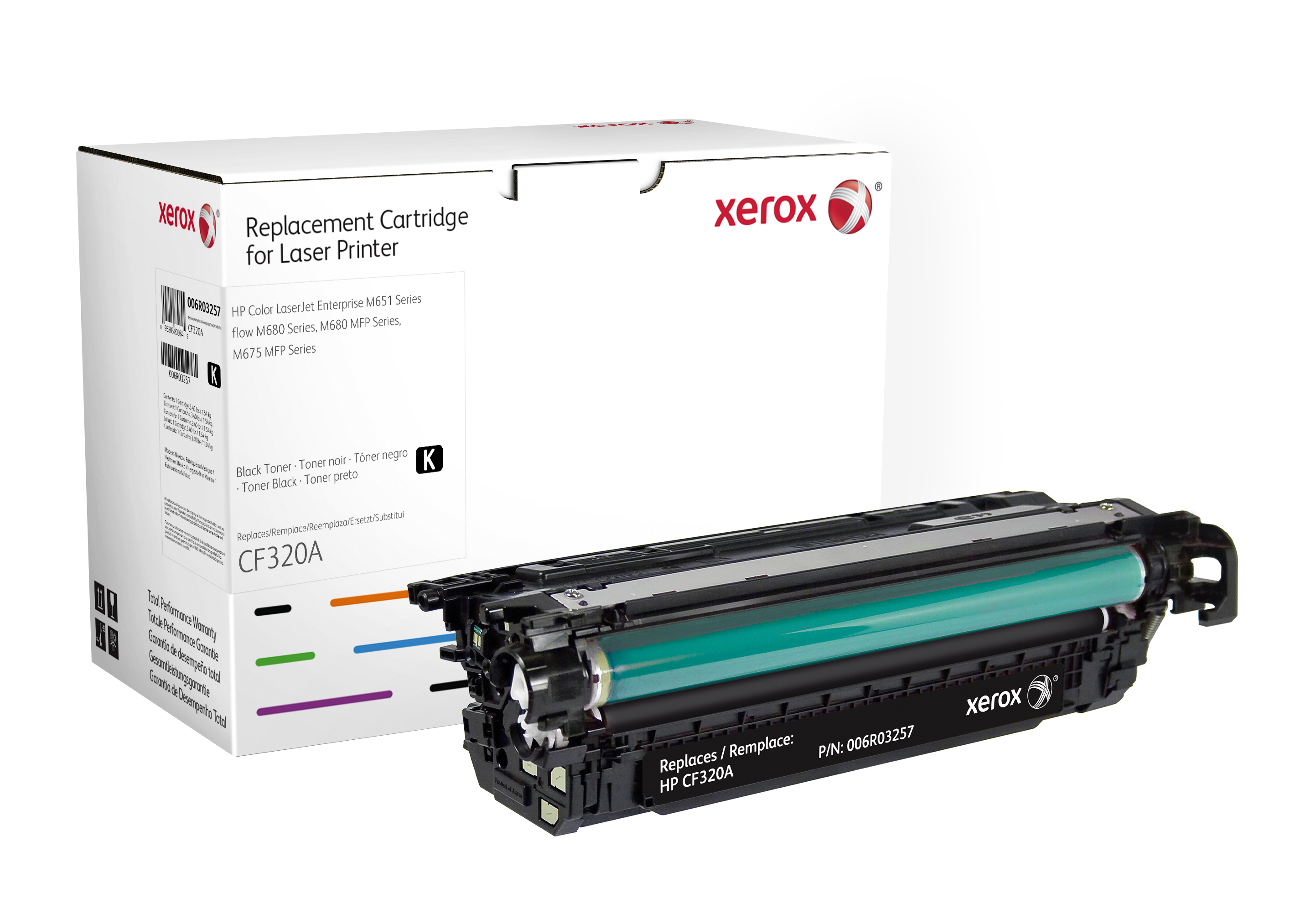 Tóner - Xerox, 006R03257M651 M680 Negro
