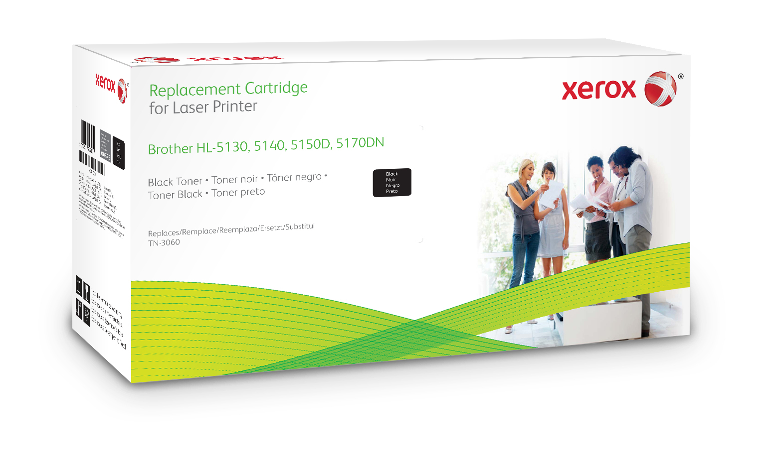 Xerox Cartucho de tóner negro. Equivalente a Brother TN3060