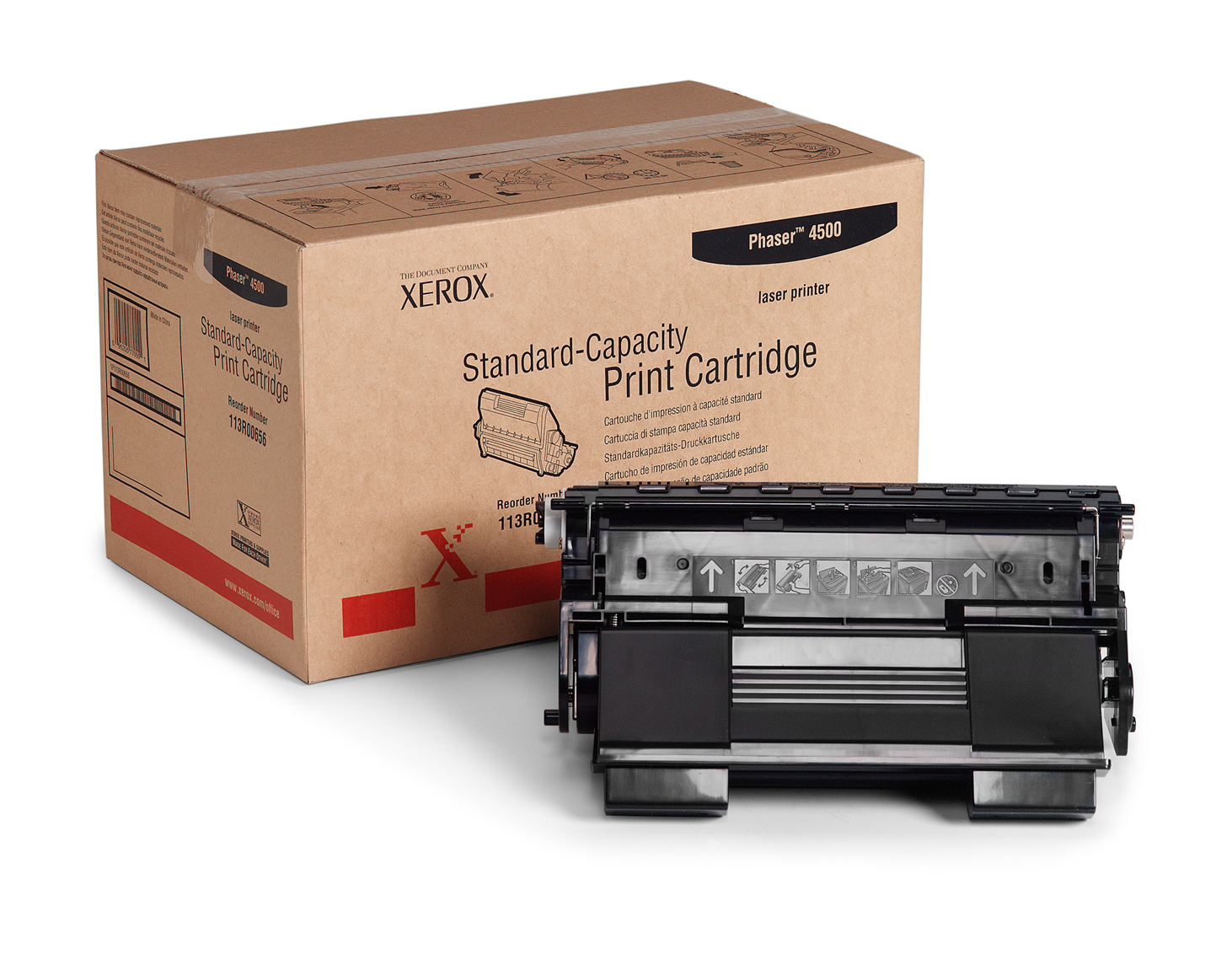 Tóner - Xerox, 10000SH F PHASER 4500, Negro