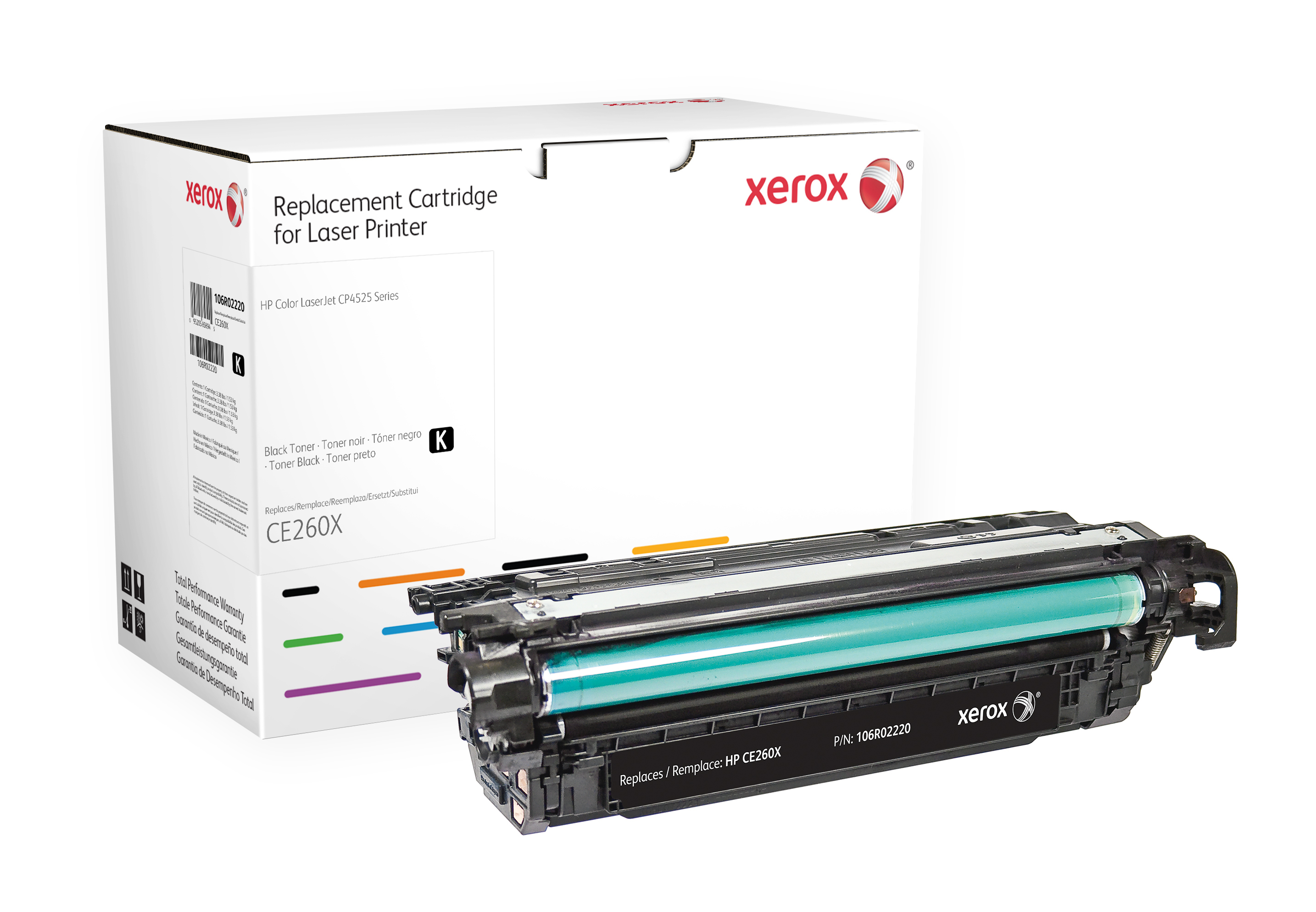 Tóner - Xerox, 106R02220CP4525 Negro  HIGH Y